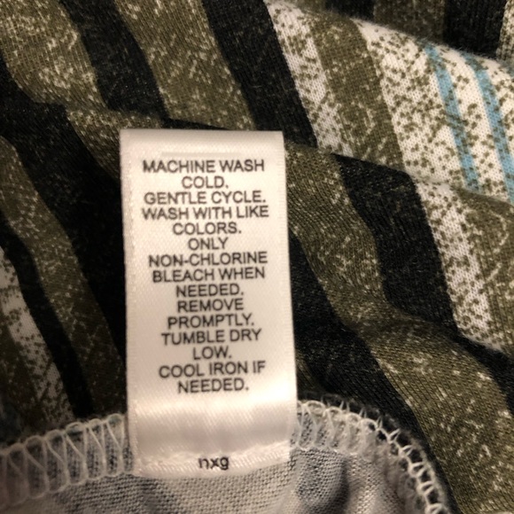 C Est.1946 maxi casual skirt M summer striped stretchy colourful elastic fabric - Picture 9 of 9